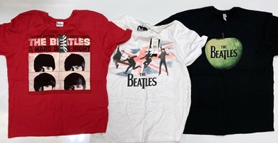 Lot 244 - THE BEATLES OFFICIAL APPLE CORPS T-SHIRTS.