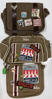 Lot 252 - THE BEATLES BAGS, WALLETS & HATS.