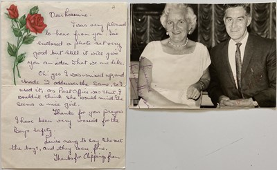 Lot 379 - PERSONAL CORRESPONDENCE FROM GEORGE HARRISON'S MOTHER - 1964 - 1969.