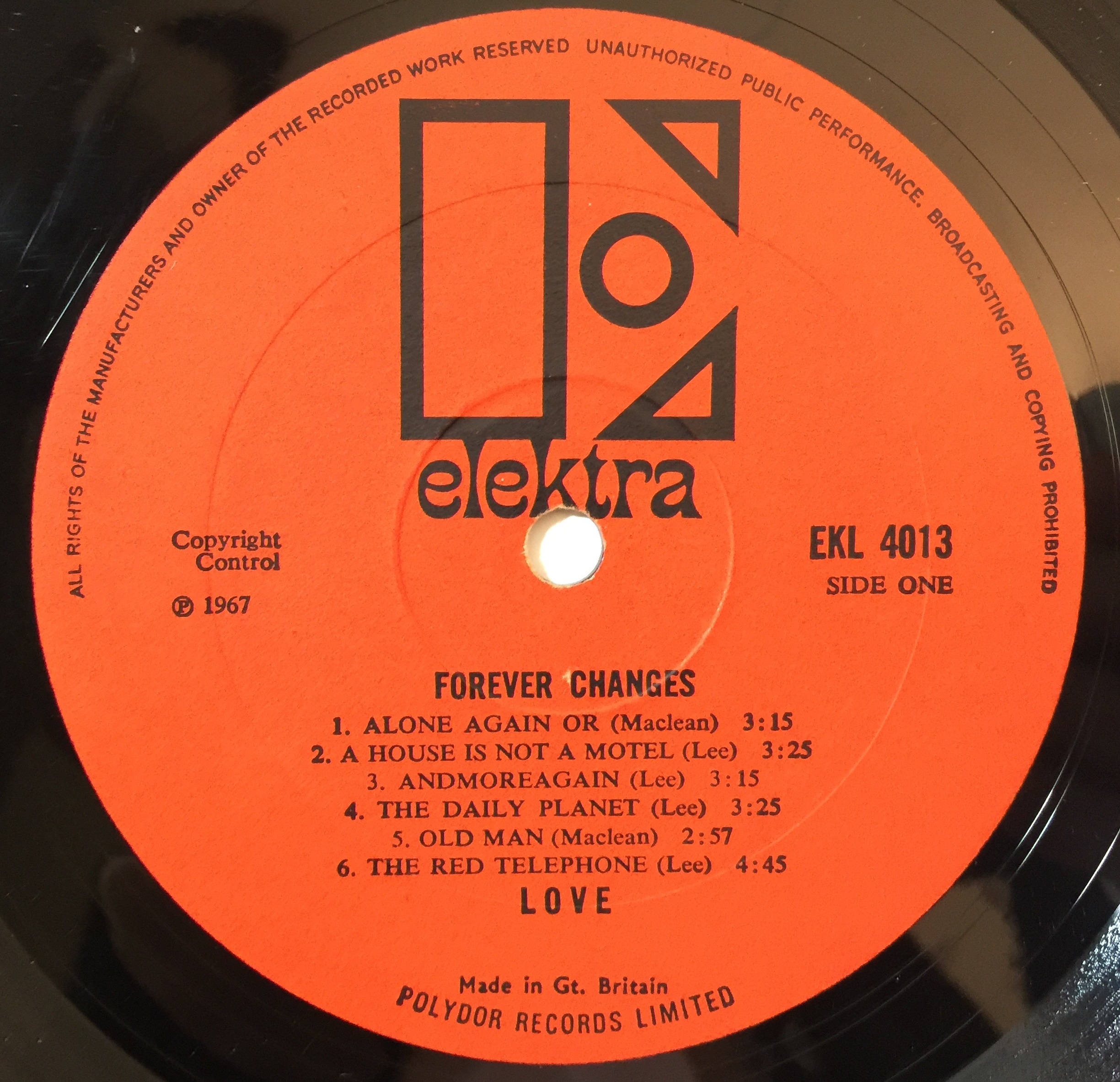 Lot 10 - LOVE - LP RARITIES
