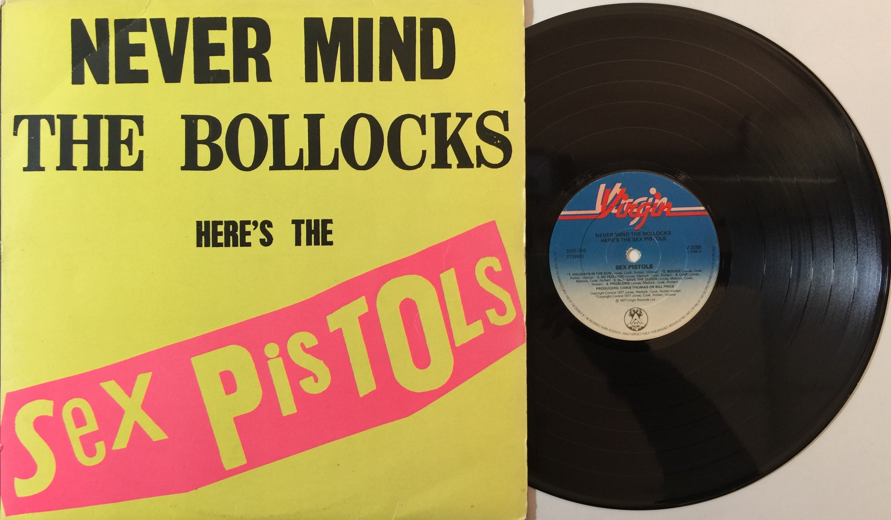 Lot 11 Sex Pistols Never Mind The Bollocks Lp 