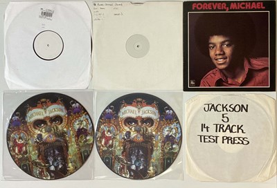 Lot 653 - MICHAEL JACKSON & RELATED - TEST PRESSINGS/WHITE LABELS/PICTURE DISCS/COLOURED VINYL