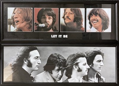 Lot 172 - THE BEATLES ASSORTED FRAMED ITEMS.