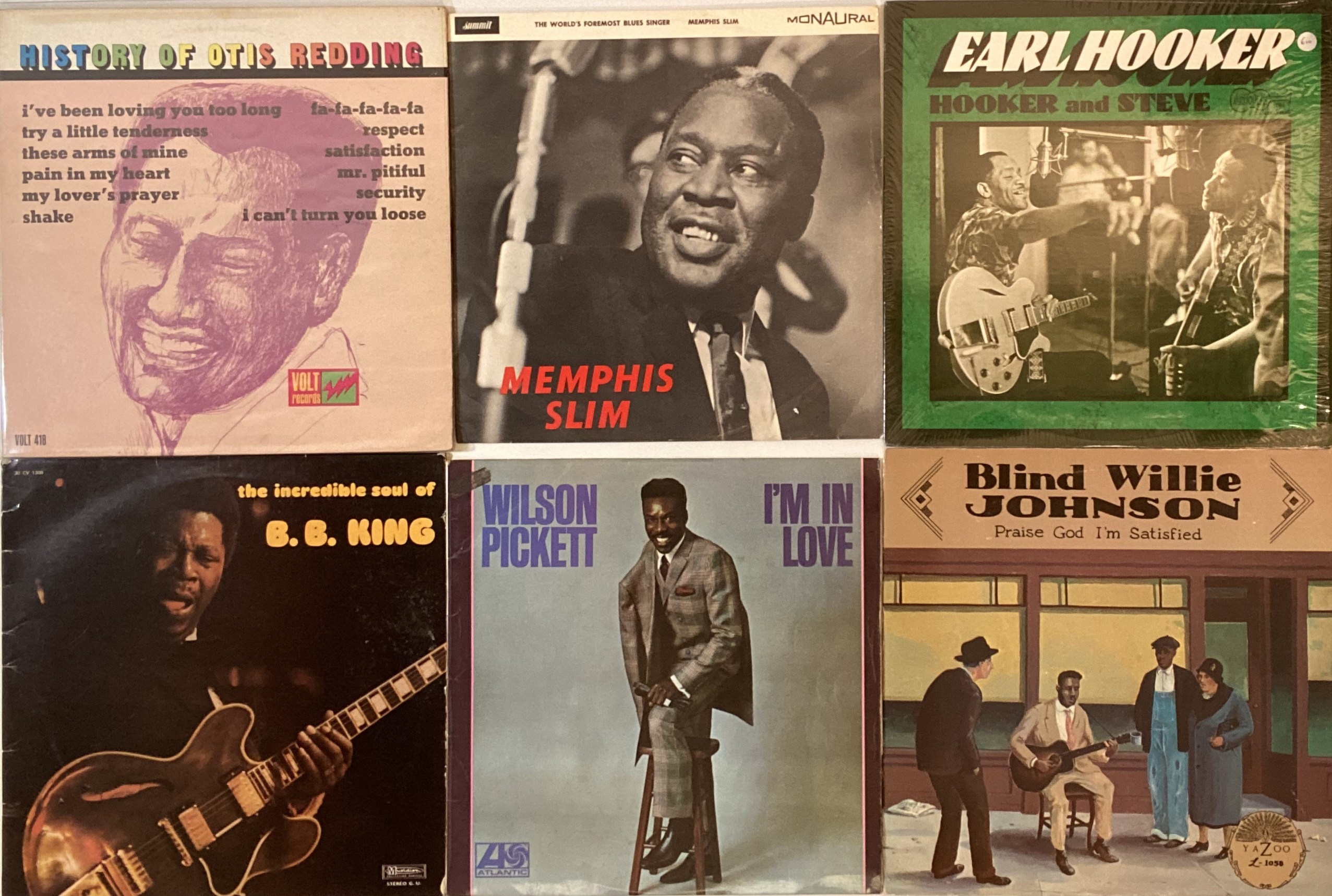 Lot 24 - BLUES/ R&B/ SOUL - LPs