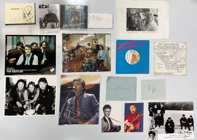 Lot 337 - BEATLES RELATED AUTOGRAPHS.
