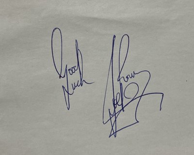 Lot 337 - BEATLES RELATED AUTOGRAPHS.