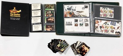 Lot 124 - BEATLES STAMPS AND COLLECTABLE CARDS.