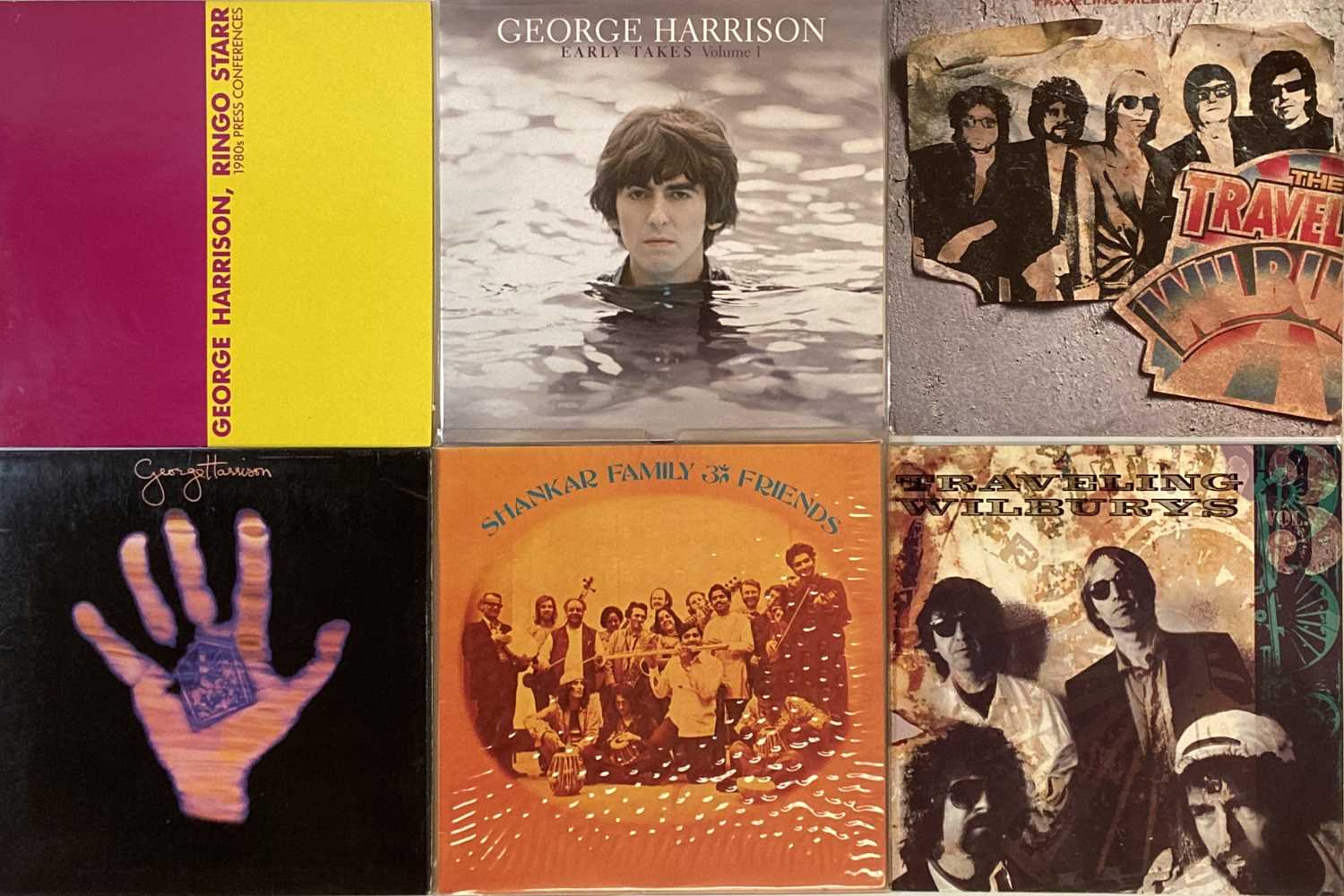 Lot 113 - GEORGE HARRISON AND RELATED - LPs/ 12