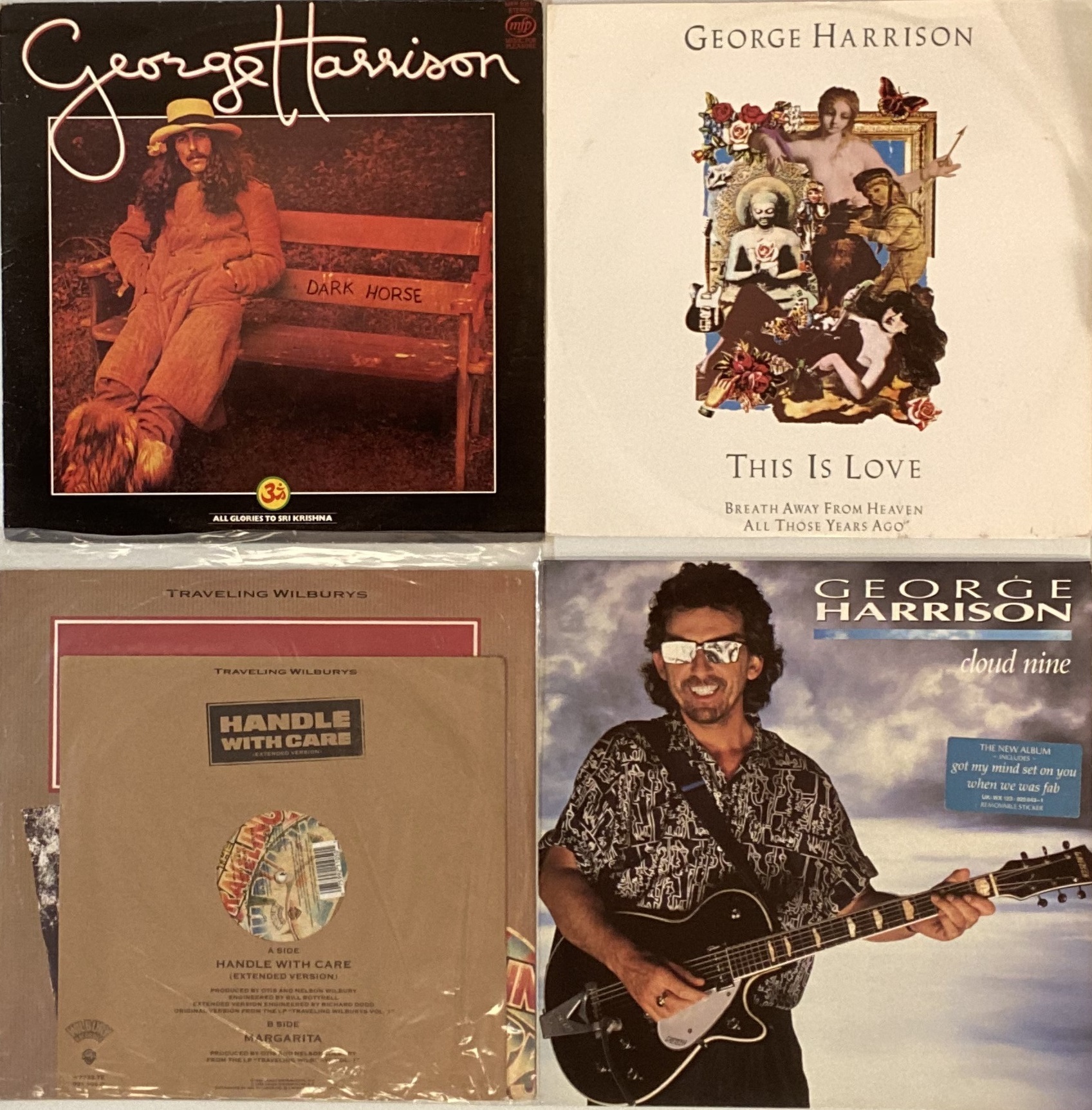 Lot 113 - GEORGE HARRISON AND RELATED - LPs/ 12