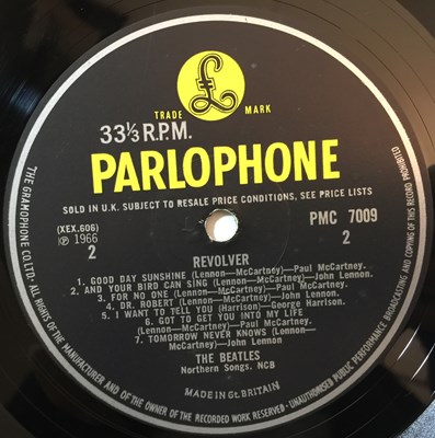 Lot 56 - THE BEATLES - REVOLVER LP (ORIGINAL UK MONO 'WITHDRAWN MIX' XEX 606-1)
