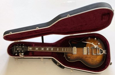 Lot 144 - JIMMY PAGE SIGNED GUITAR.