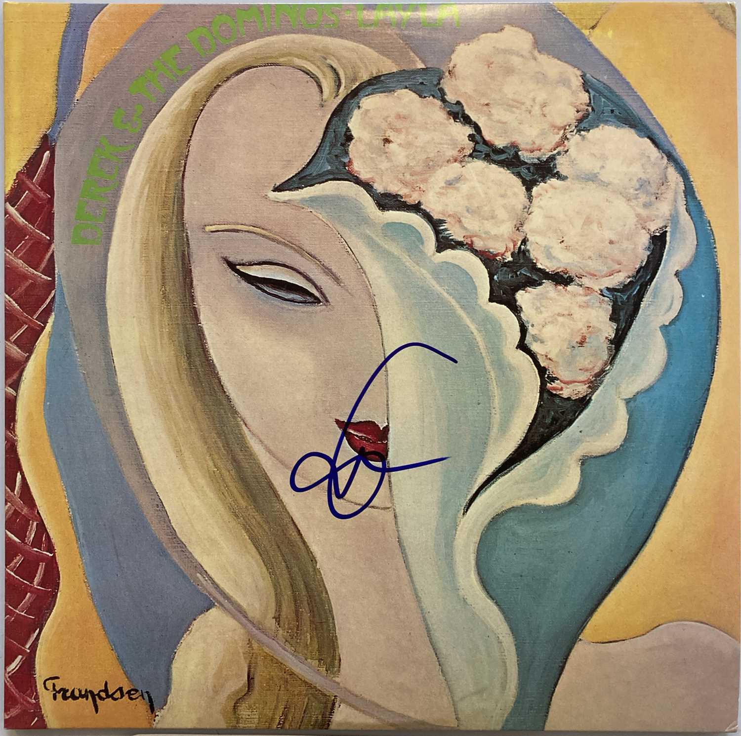 Lot 189 - ERIC CLAPTON SIGNED 'LAYLA' LP.