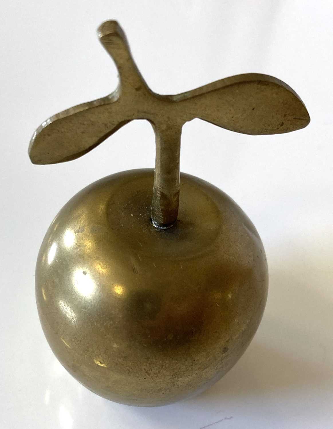 Lot 362 - BEATLES MINIATURE BRASS APPLE.