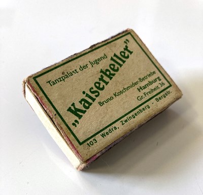 Lot 361 - KAISERKELLER MATCHBOX - BEATLES HAMBURG DAYS.