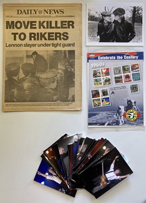 Lot 125 - JOHN LENNON HEADLINE / PAUL MCCARTNEY CONCERT PHOTOGRAPHS.