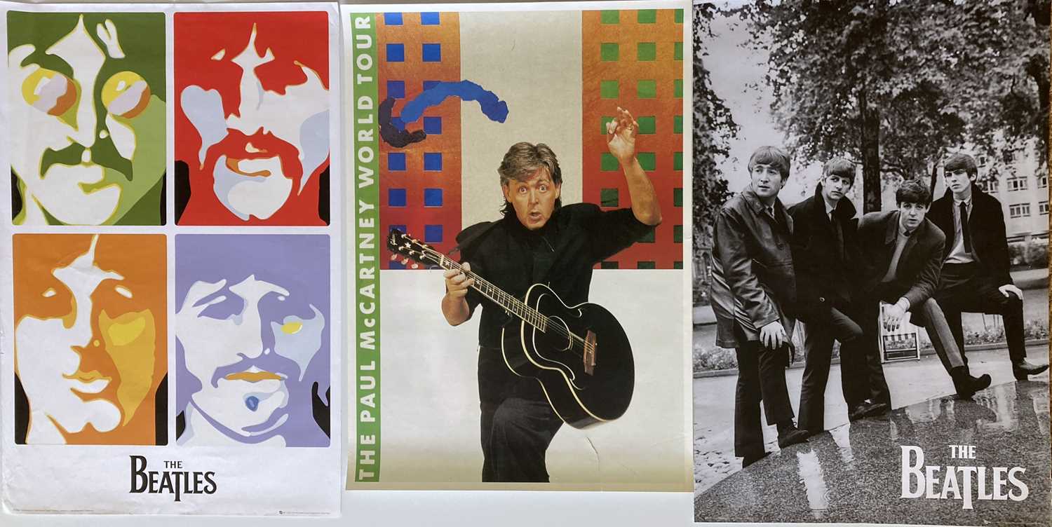 Lot 283 - BEATLES POSTERS.