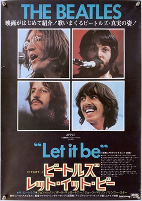 Lot 288 - THE BEATLES - JAPANESE LET IT BE POSTER.