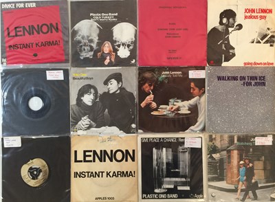 Lot 78 - JOHN LENNON AND RELATED - 7" COLLECTION