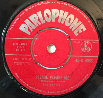Lot 81 - THE BEATLES - LOVE ME DO/PLEASE PLEASE ME 7" (ORIGINAL UK RED PARLOPHONE PRESSINGS)