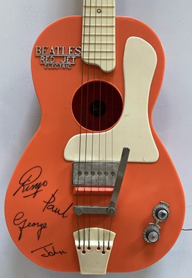 Lot 366 - BEATLES RED JET ELECTRIC SELCOL WITH AMPLIFIER.