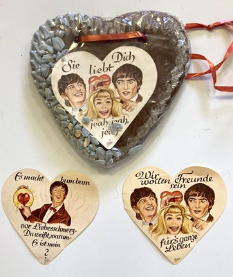 Lot 127 - BEATLES TABLECLOTH AND GINGERBREAD.