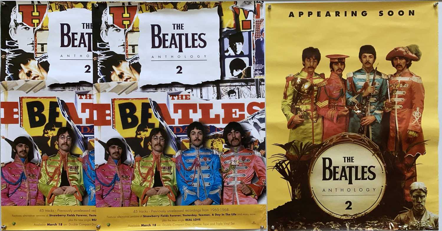 Lot 1660295 - BEATLES C 1990S POSTERS INC ANTHOLOGY.