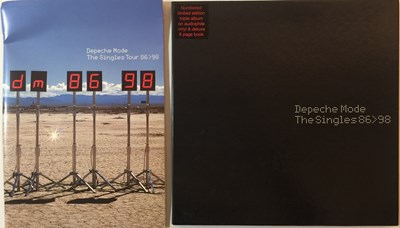 Lot 142 - DEPECHE MODE - THE SINGLES TOUR 86>98 LP LIMITED EDITION BOX SET (MUTEL5)