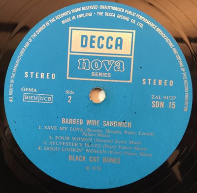 Lot 38 - BLACK CAT BONES - BARBED WIRE SANDWICH LP (ORIGINAL UK STEREO COPY)