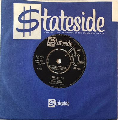 Lot 605 - KENNY MILLER - TAKE MY TIP (DAVID BOWIE COMPOSED) - ORIGINAL UK STATESIDE RELEASE (SS 405)