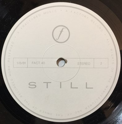 Lot 164 - JOY DIVISION - STILL (UK CLOTH/ RIBBON 1ST - FACT 40)