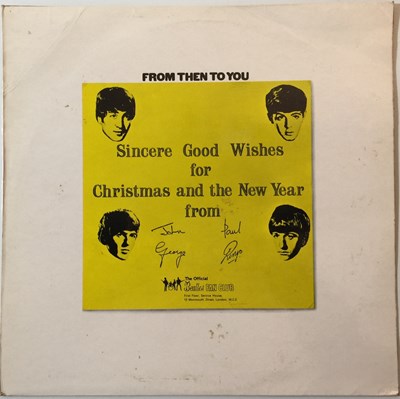 Lot 167 - THE BEATLES - FROM THEN TO YOU - CHRISTMAS 1970 LP (FAN CLUB - LYN 2154)