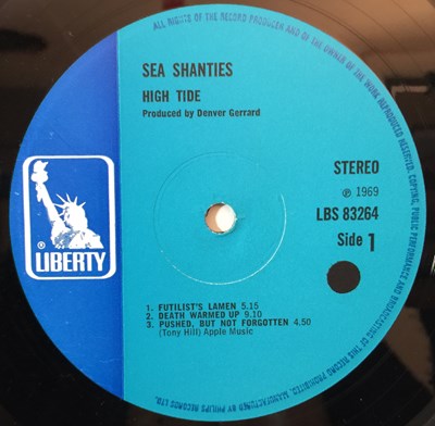 Lot 177 - HIGH TIDE - SEA SHANTIES LP (ORIGINAL UK STEREO - LBS 83264)