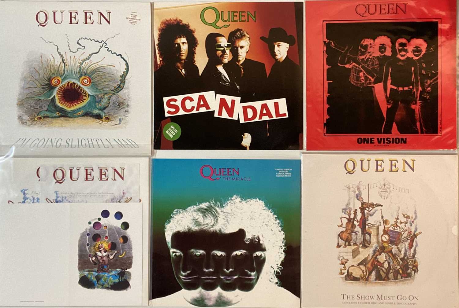 Lot 186 - QUEEN - 12" SINGLES PACK