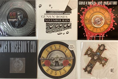 Lot 187 - GUNS N ROSES - 12"/ 7" PICTURE/ SHAPED/ COLOURED