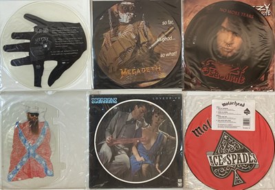 Lot 188 - HEAVY/ CLASSIC ROCK/ METAL - 12"/ LP/ 7" PICTURE/ SHAPED