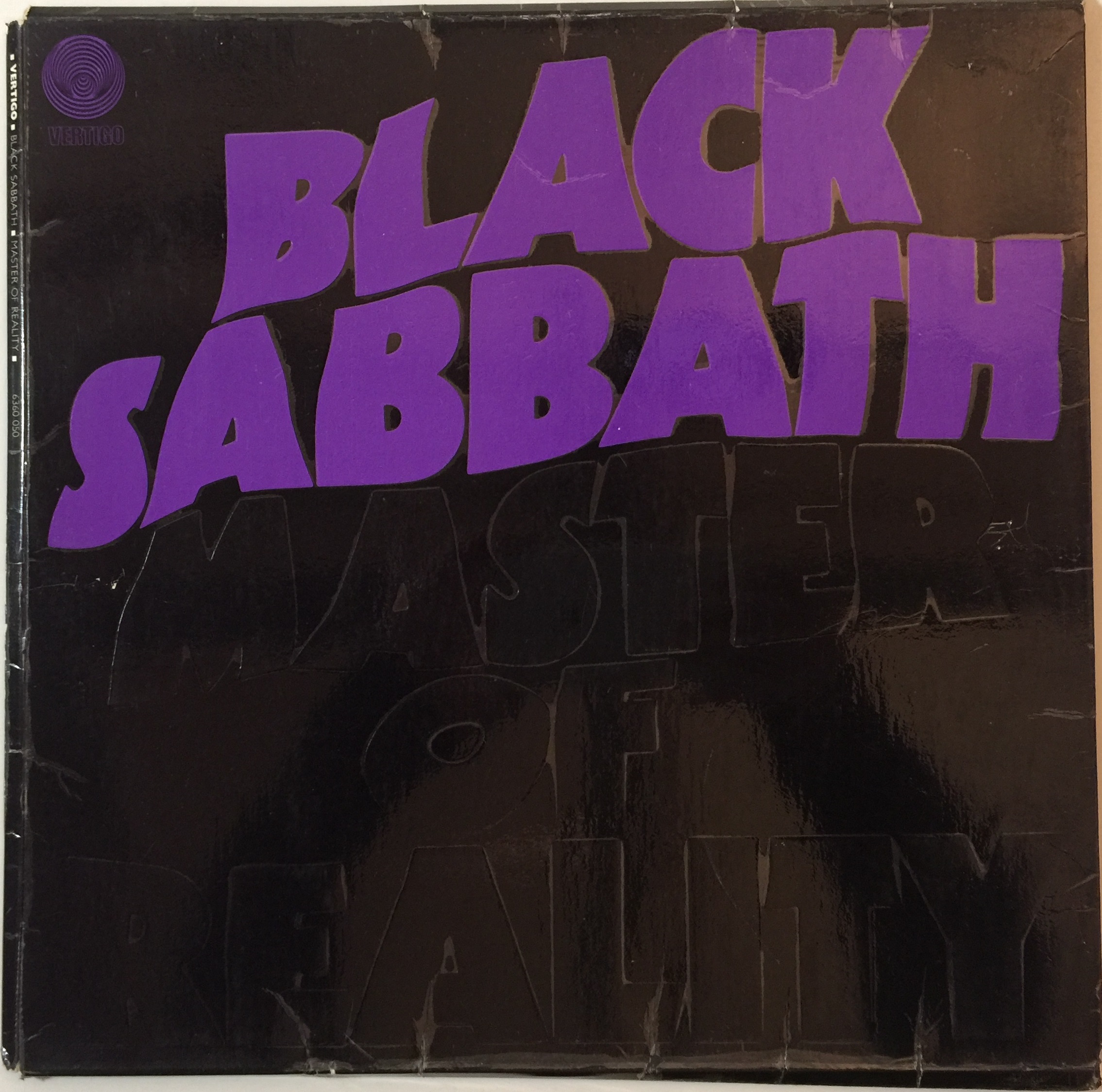 英LP Black Sabbath Master Of Reality (Box Sleeve) 6360050 VERTIGO  