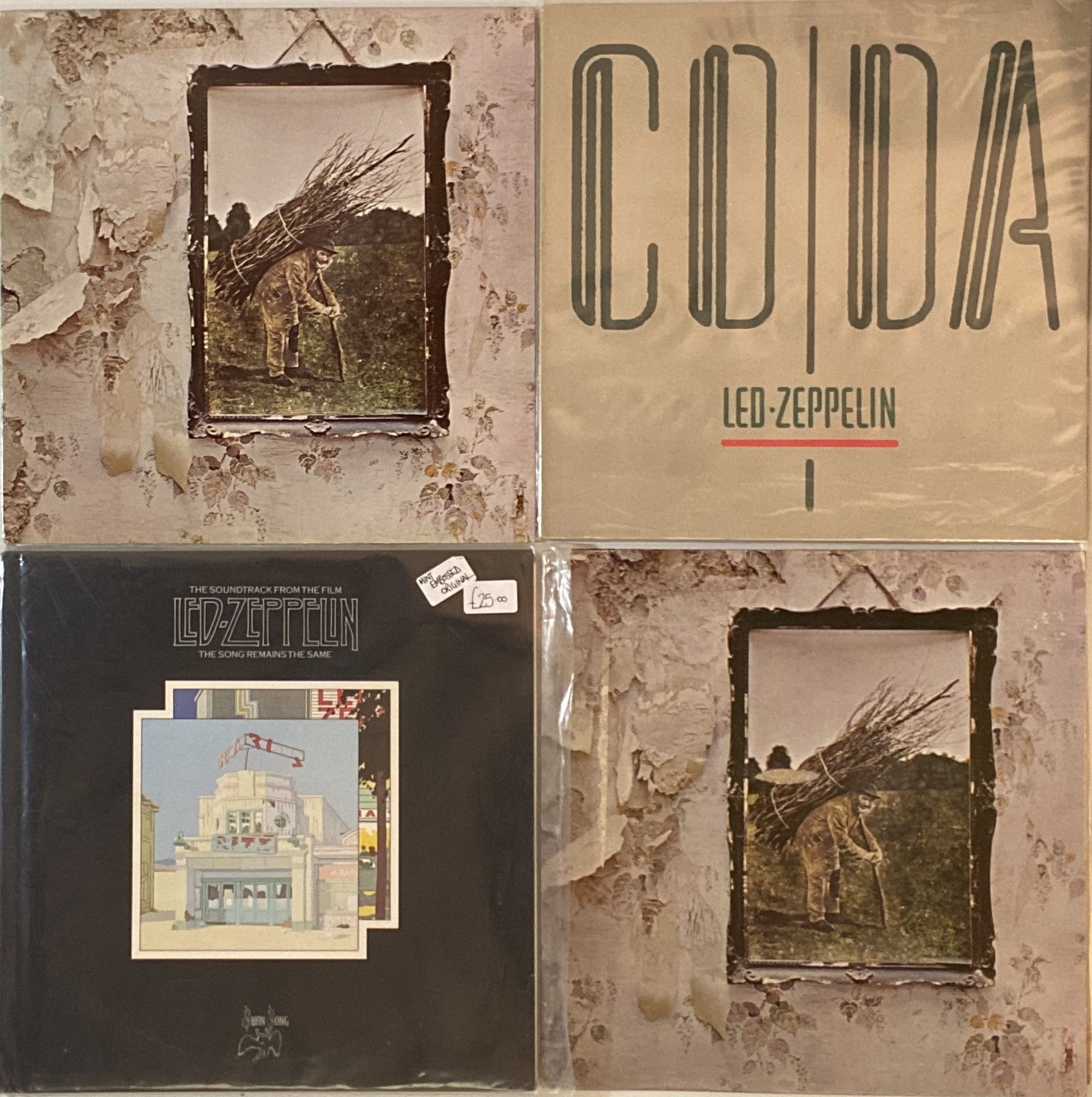 Led Zeppelin Lp Disc Lot 201 - LED ZEPPELIN - LP PACK