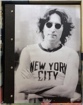 Lot 224 - JOHN LENNON SOMETIME IN NEW YORK CITY DELUXE GENESIS BOOK.