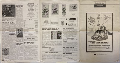 Lot 214 - JOHN LENNON - HOW I WON THE WAR PRESS BOOK.