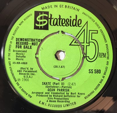 Lot 710 - DEAN PARRISH 7" STATESIDE DEMOS