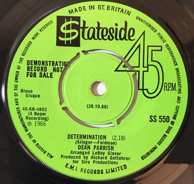 Lot 710 - DEAN PARRISH 7" STATESIDE DEMOS