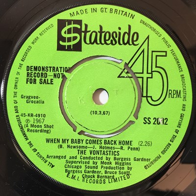 Lot 713 - PERCY MILEM & THE VONTASTICS - STATESIDE DEMO 7"