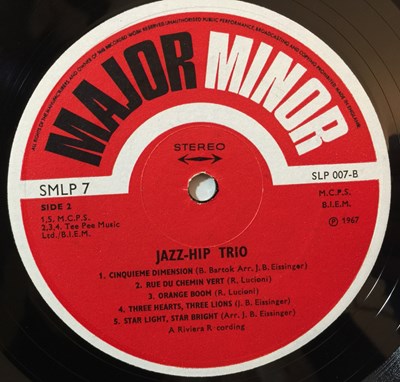 Lot 137 - JAZZ-HIP TRIO - JAZZ IN RELIEF LP (UK STEREO ORIGINAL - SMMLP 7)