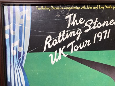 Lot 418 - ROLLING STONES - UK TOUR 1971 POSTER.