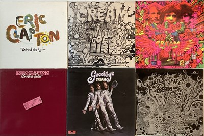 Lot 207 - CREAM/ CLAPTON AND RELATED - LPs