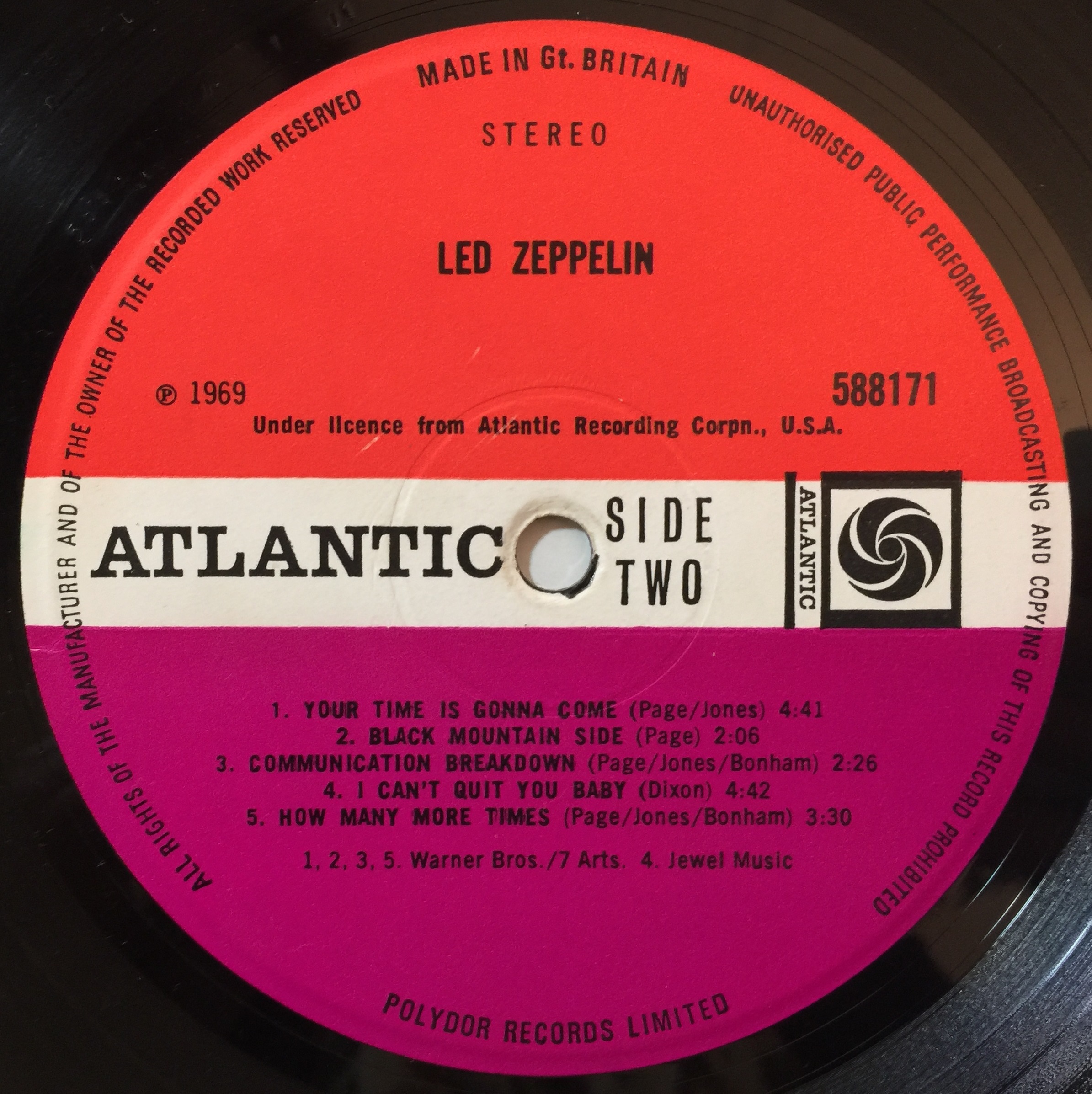 Led Zeppelin Rarities Lot 211 - LED ZEPPELIN - LP RARITIES