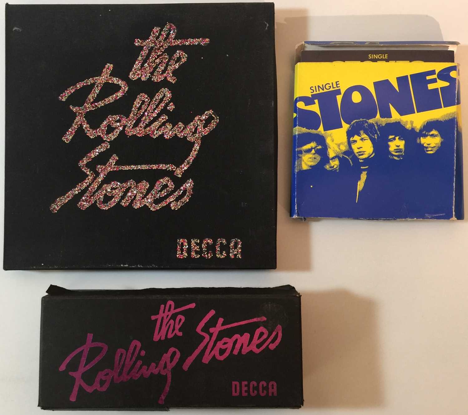 Lot 212 - THE ROLLING STONES LP/ 7"/ CASSETTE BOX SETS