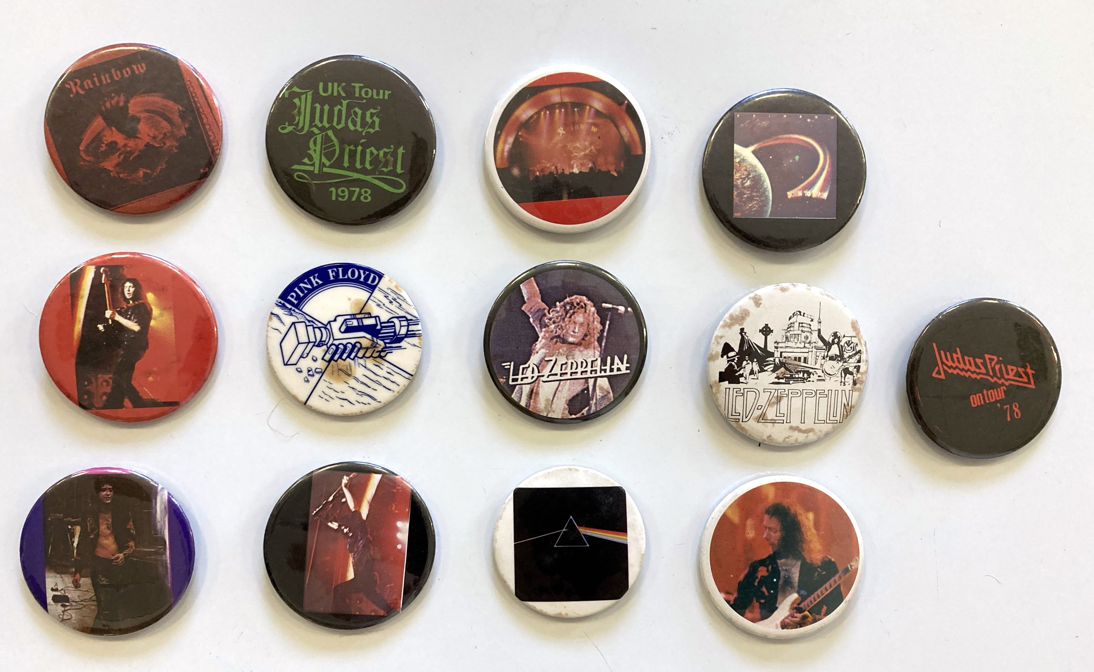 Lot 151 ROCK HARD ROCK BADGE COLLECTION lot-151-rock-hard-rock-badge-collection