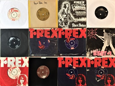 Lot 622 - DAVID BOWIE/ T REX/ MARC BOLAN - 7" COLLECTION