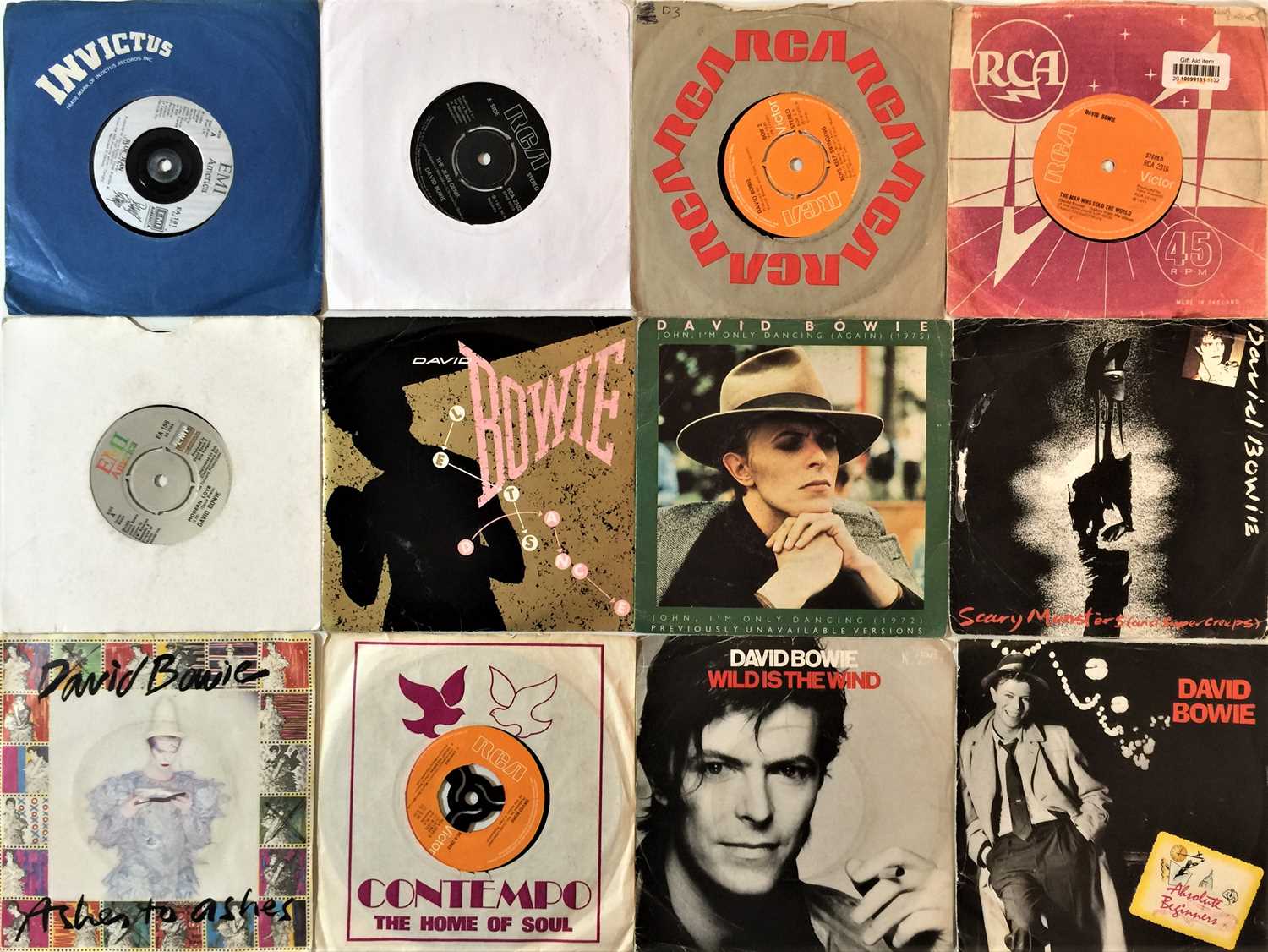 Lot 622 - DAVID BOWIE/ T REX/ MARC BOLAN - 7